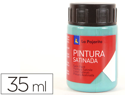 Pintura látex La Pajarita turquesa 35ml.